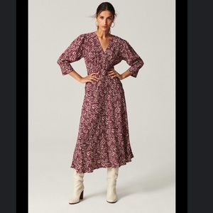 NWT Ba&sh loa midi boho western retro coastal cowgirl rodeo inspired Dress